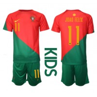 Dječji Nogometni Dres Portugal Joao Felix #11 Domaci SP 2022 Kratak Rukav (+ Kratke hlače)